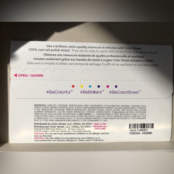 Color Street 𝐓𝐀𝐋𝐊 𝐓𝐔𝐑𝐊𝐄𝐘 (retired) - Picture 2 of 2